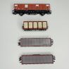 Coffret de 4 wagons marchandises, DB, Ep. III - MARKLIN 46662 - HO 1/87