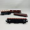 Coffret de 4 wagons marchandises, DB, Ep. III - MARKLIN 46662 - HO 1/87