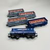 Coffret de wagons pour le transport de minerai - Minéralier, ARBED, Ep V - MARKLIN 48433 - HO 1/87