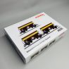 Coffret de 3 wagons à toit pivotant Tdgs, DB, Ep IV - MARKLIN 46335 - HO 1/87