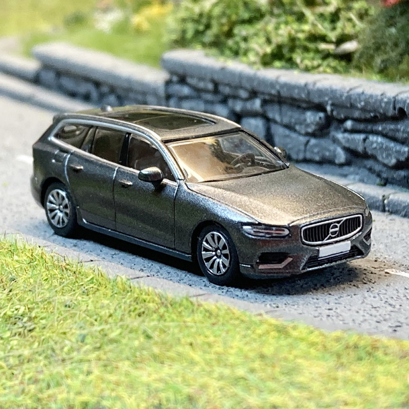 Volvo V60 "break", toit ouvrant panoramique, gris métallisé - PCX 870394 - HO 1/87