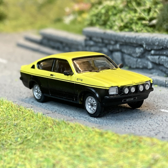 Opel Kadett C GTE, jaune noir - Brekina 20400 - 1/87