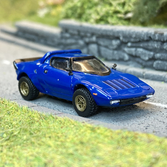 Lancia Stratos HF, bleu Azur - Brekina 29652 - 1/87