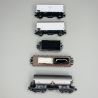 Coffret de wagons marchandises, DSB, Ep. III - MARKLIN 48834 - HO 1/87