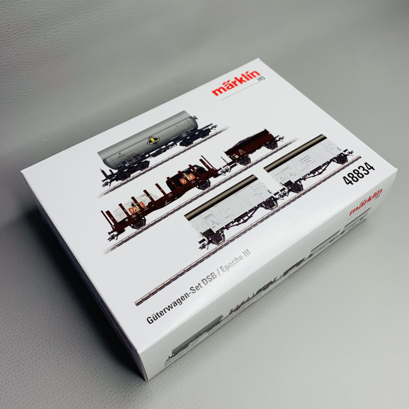 Märklin H0 - 84785 - Ensemble de wagons de marchandises pour trains
