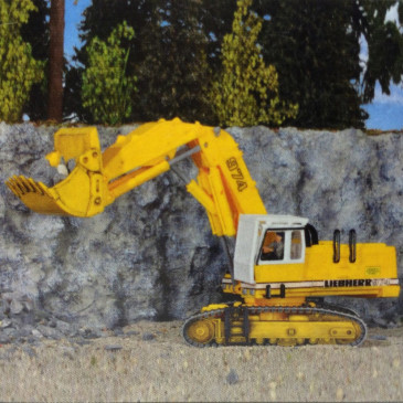 Pelleteuse Liebherr Bagger 974 -HO-1/87-KIBRI 11272