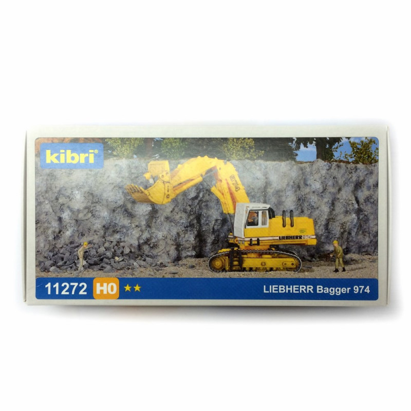 Pelleteuse Liebherr Bagger 974 -HO-1/87-KIBRI 11272