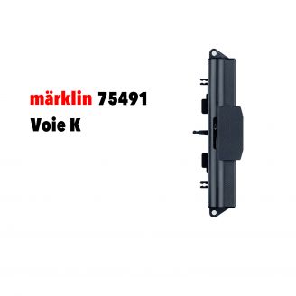 Moteur d'aiguille électromagnétique Voie K - MARKLIN 75491 - HO 1/87