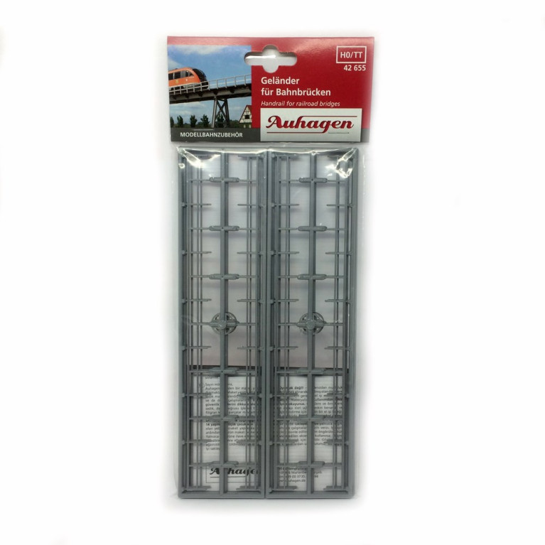 1,66ml de barrières grise pour pont et autre-HO-1/87-AUHAGEN  42655