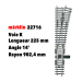 Aiguillage à droite voie K 225 mm / rayon 902,4 mm - MARKLIN 22716 - HO 1/87
