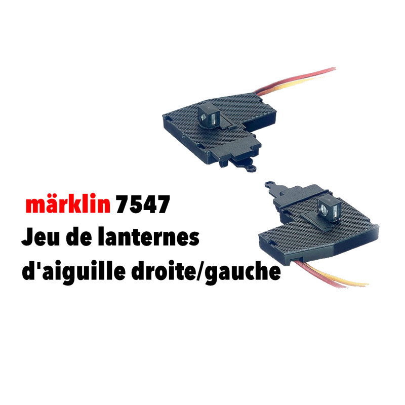 Jeu de lanternes d'aiguille droite/gauche - MARKLIN 7547 - HO 1/87 Jeu de lanternes d'aiguille droite/gauche - MARKLIN 7547 - HO 1/87