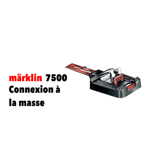 Märklin 7500 Masseanschluss Für H0 Gleise – Einfaches Stecken, Für AC-Betrieb