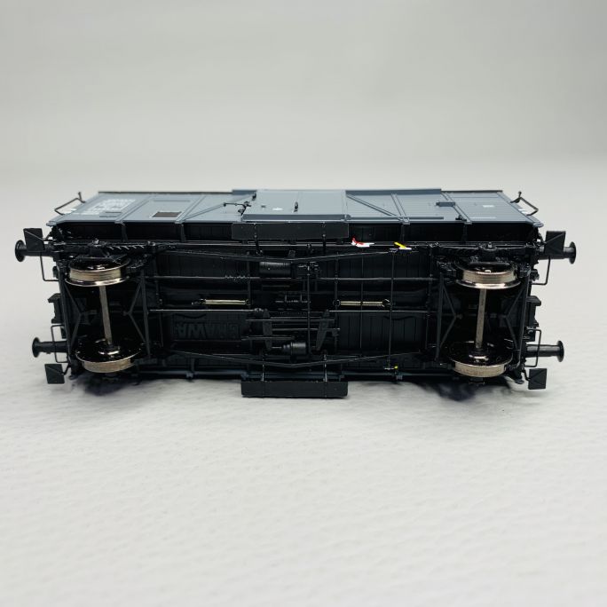 Wagon couvert 2 essieux type KF, "Europ", Sncf, Ep III - BRAWA 50739 - HO 1/87