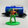 Wagon citerne Aquaman + figurine -HO 1/87- MARKLIN 44827