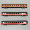 Coffret de voitures de voyageurs 2e classe de l'EuroCity, ÖBB, Ep IV-V - ARNOLD HN4391 - N 1/160