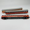 Coffret de voitures de voyageurs 2e classe de l'EuroCity, ÖBB, Ep IV-V - ARNOLD HN4391 - N 1/160