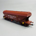 Wagon Trémie type TT5 en peinture rouge oxyde, "Metransa", RENFE, Ep IV - ELECTROTREN HE6068 - HO 1/87