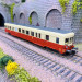 Remorque d'Autorail ZS 17115 rouge/crème/gris, 2ème classe, SNCF, Ep III - R37 41251 - HO 1/87