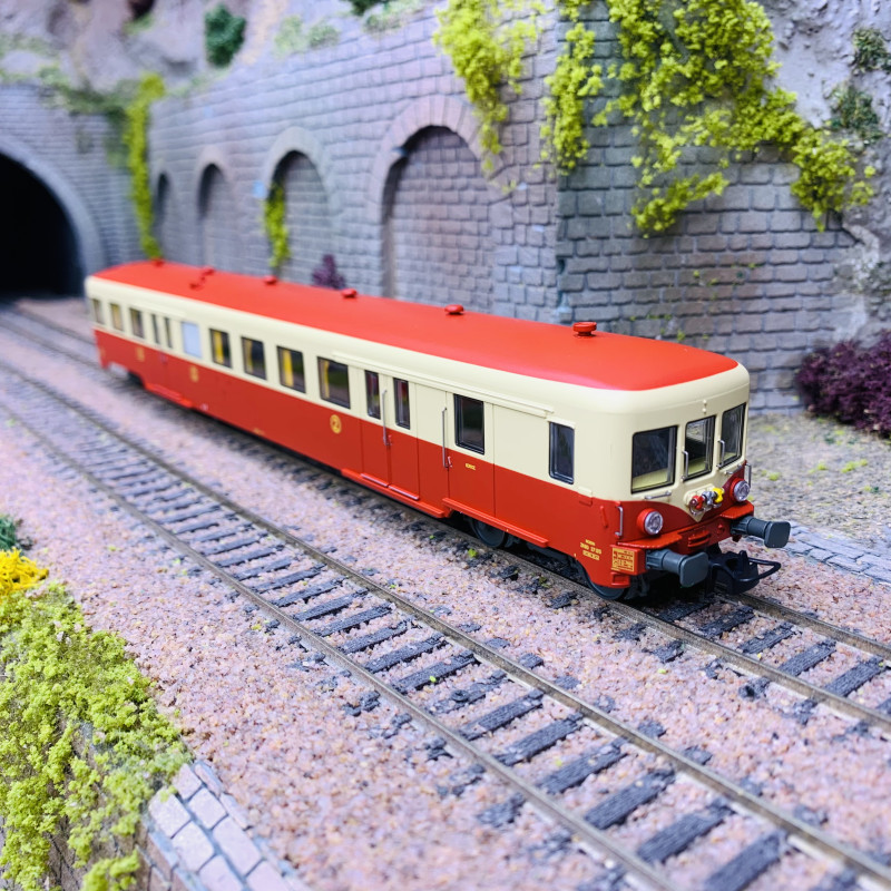 Loco Diffusion HO - Remorque D'autorail RBD Mixte Fourgon - SNCF - Occasion