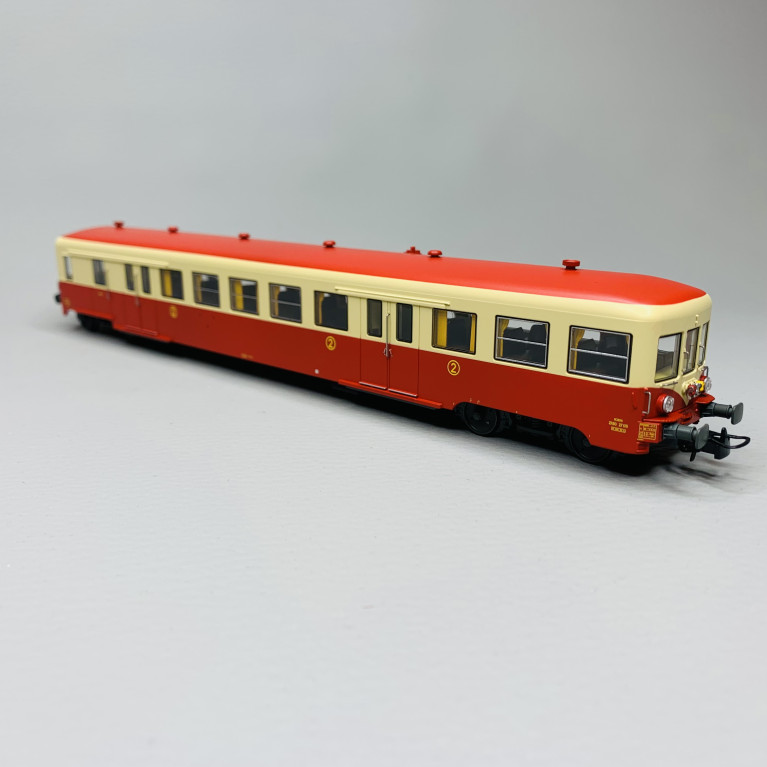 Remorque d'autorail ZR BDX 27135, 2ème classe, SNCF, Ep IV - R37 41264 - HO 1/87