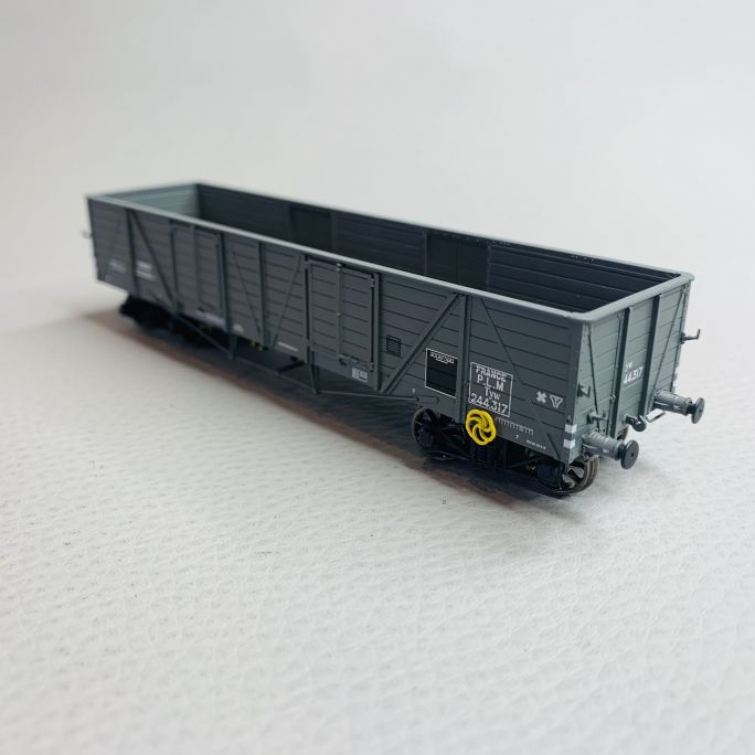 Wagon TP Tombereau, PLM, Ep II - REE WB848 - HO 1/87