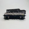 Coffret 3 wagons TP Tombereau haut "Clamecy", SNCF, Ep III - REE WB852 - HO 1/87