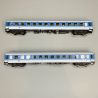 Coffret de 2 voitures voyageurs InterRegio, DB, Ep V - MARKLIN 43901 - HO 1/87