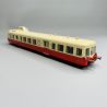 Autorail Picasso XBD 3846, rouge & crème, dépôt de Mohon, SNCF, Ep. IVb - LSMODELS 10133 - HO 1/87