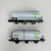 2 wagons citerne 3 essieux, "BP, Sncf, Ep IV - JOUEF HJ6247 - HO 1/87