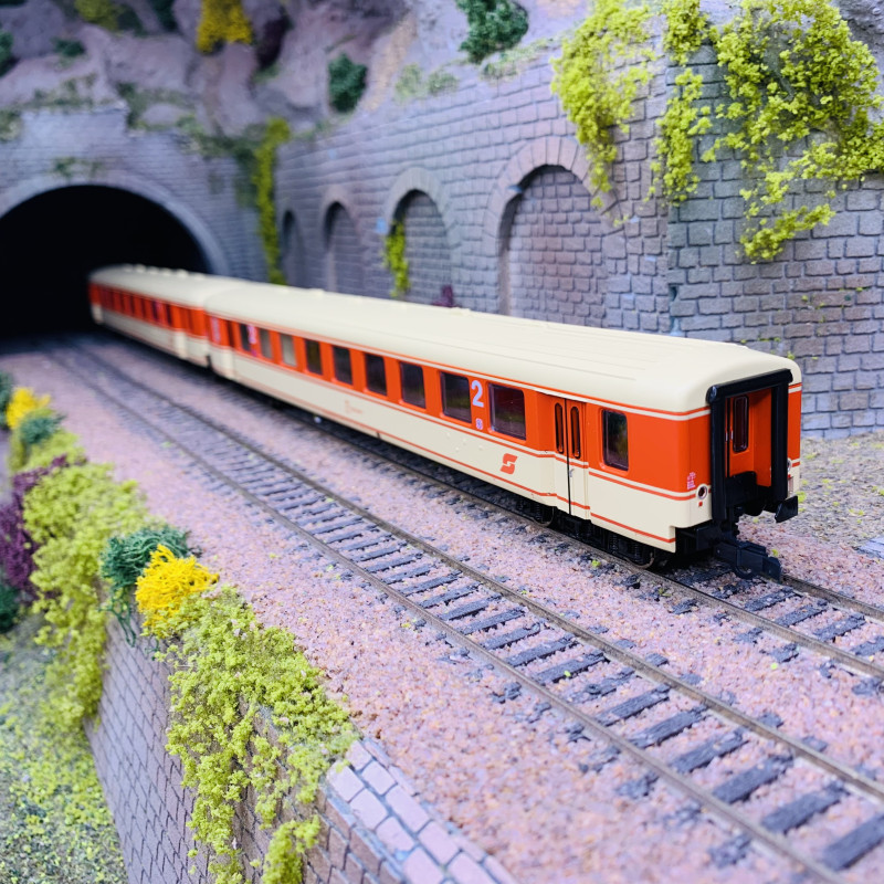 Coffret 4 voitures voyageurs n°1 : « Jaffa-Express », ÖBB, Ep IV - ROCO 6200026 - HO 1/87