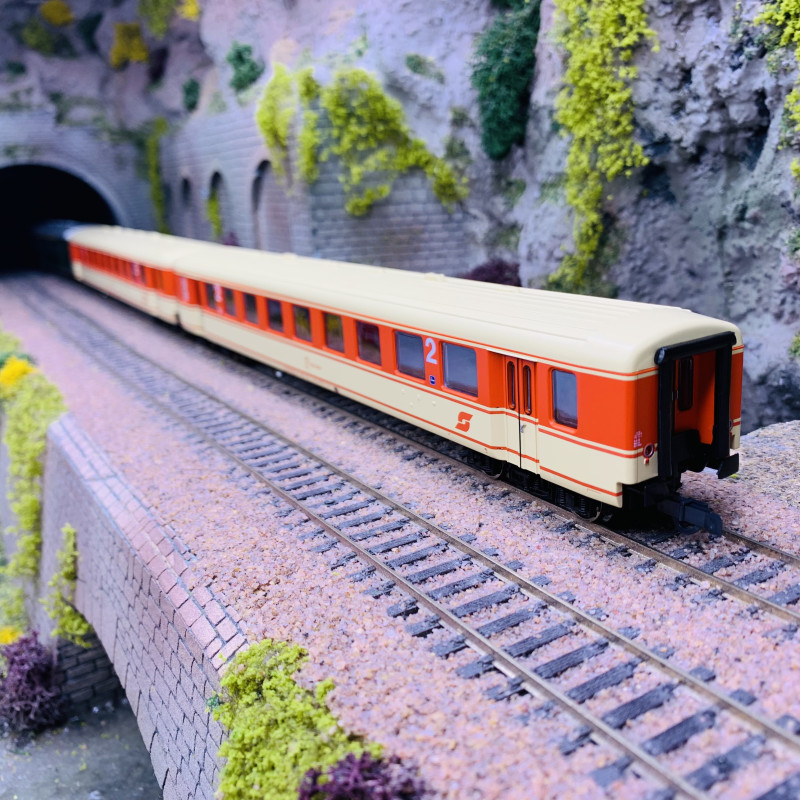 Coffret 3 voitures voyageurs n°2 : « Jaffa-Express », ÖBB, Ep IV - ROCO 6200027 - HO 1/87