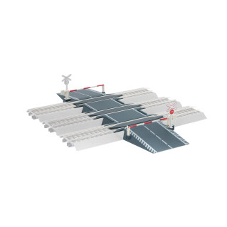 Passage à Niveau Motorisé SAI HO Viessmann 720 - Lot De 4 - Modélisme