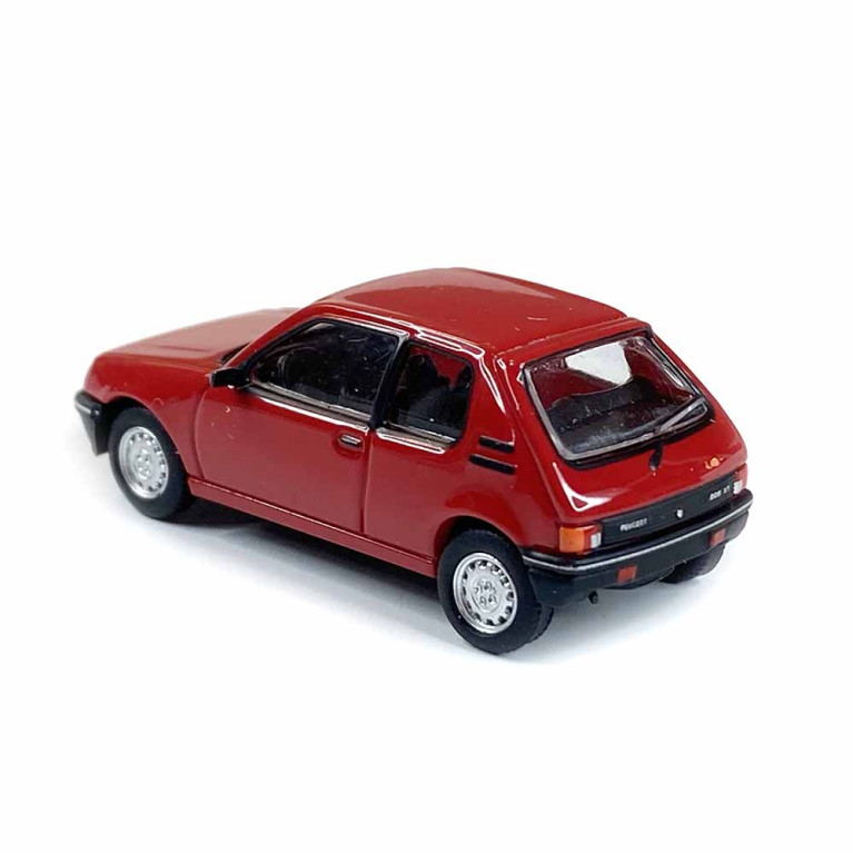 Peugeot 205 XR, rouge Vallelunga - SAI / PCX87 6306 - 1/87