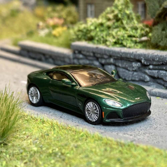 Aston Martin DBS Superleggera noir vert métallisé, 2019 - PCX 870677 - HO 1/87