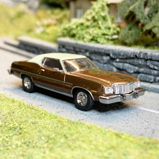 Ford Gran Torino, toit beige, marron métallisé - BREKINA 19727 - 1/87