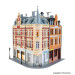 Maison de ville avec figurine et kit de démarrage d'éclairage- KIBRI 38295 - HO 1/87