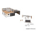 Maison cubique Julia en construction - Kit Polyplate - KIBRI 38335 - HO 1/87