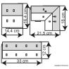 Garages pour camions avec bureaux - KIBRI 39211 - HO 1/87