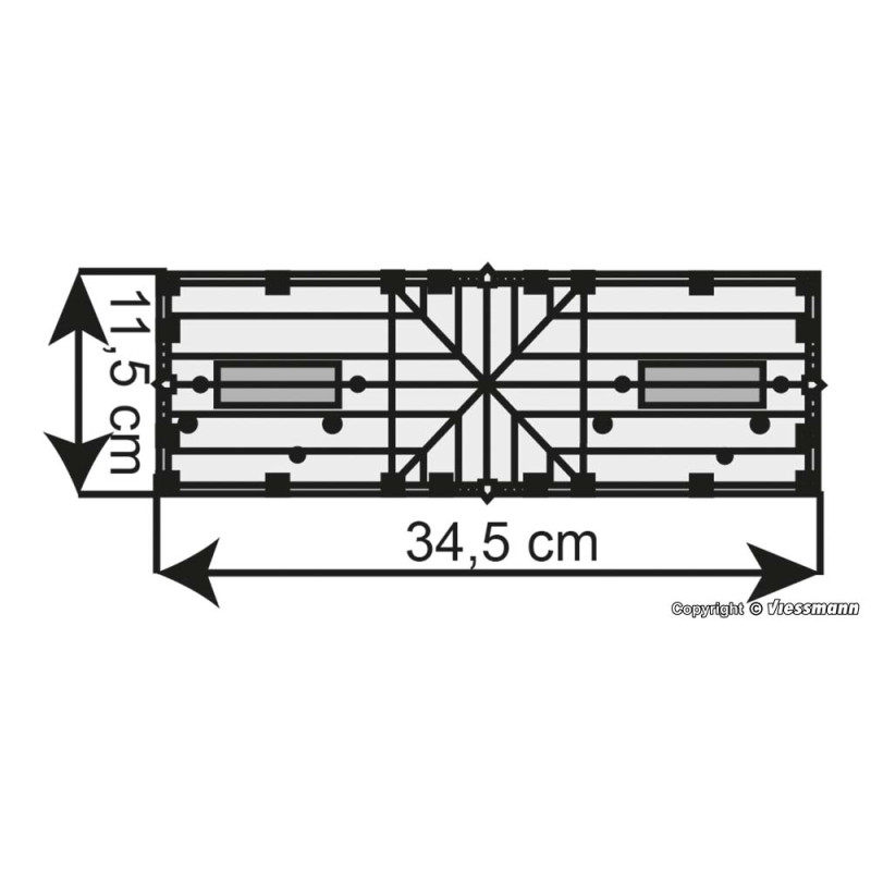 Halle de stockage de brasserie - KIBRI 39217 - HO 1/87