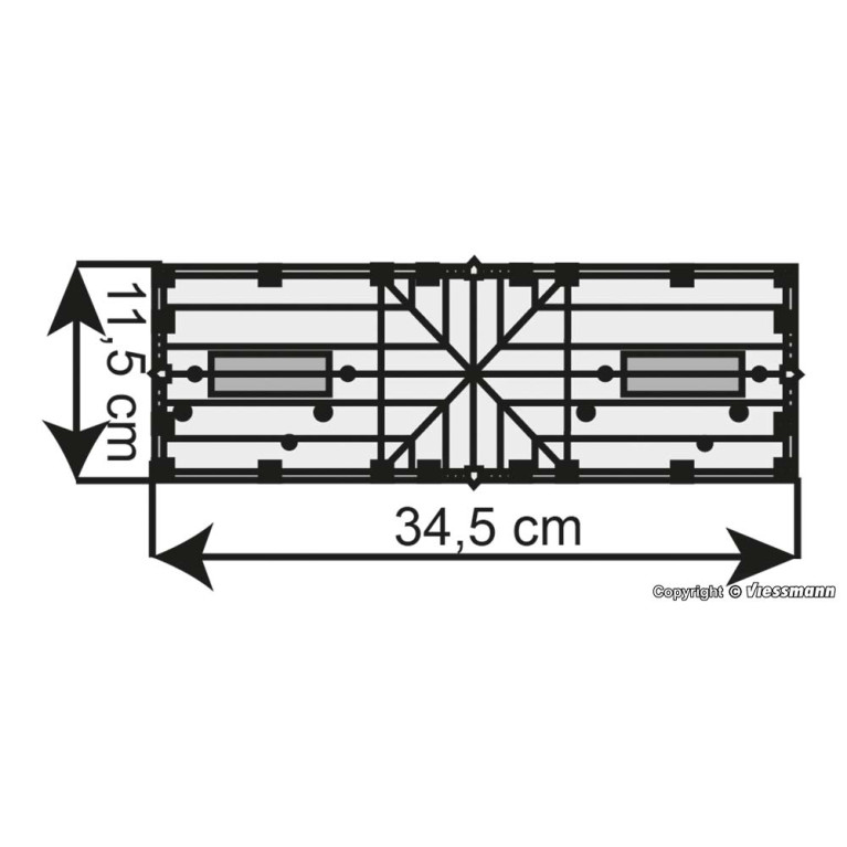 Halle de stockage de brasserie - KIBRI 39217 - HO 1/87