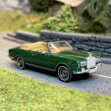 Rolls Royce Corniche cabriolet, vert noir - PCX 870512 - HO 1/87