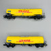 2 wagons-citernes "DHL", GATX, Ep VI - ROCO 76024 - HO 1/87