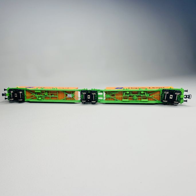 Wagon porte-conteneurs double, SETG, Ep VI - ROCO 77370 - HO 1/87