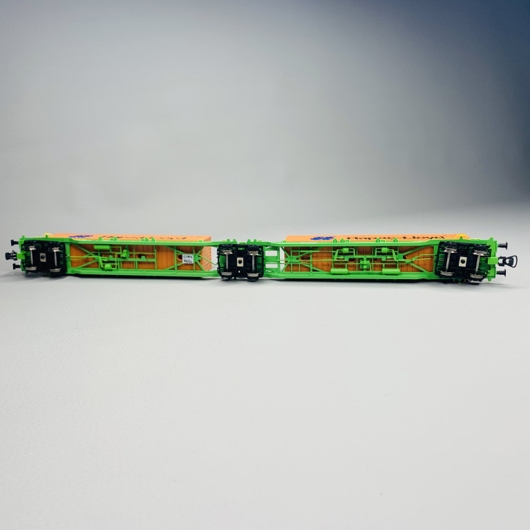 Wagon porte-conteneurs double, SETG, Ep VI - ROCO 77370 - HO 1/87