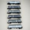 6 Wagons-citernes, VTG, Ep VI - ROCO 6600007 - HO 1/87