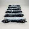 6 Wagons-citernes, VTG, Ep VI - ROCO 6600007 - HO 1/87