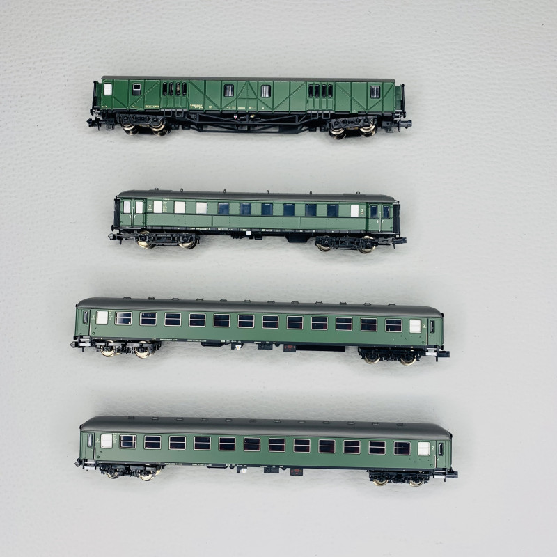 4 wagons-musées, BEM, Ep IV - MINITRIX 18714 - N 1/160