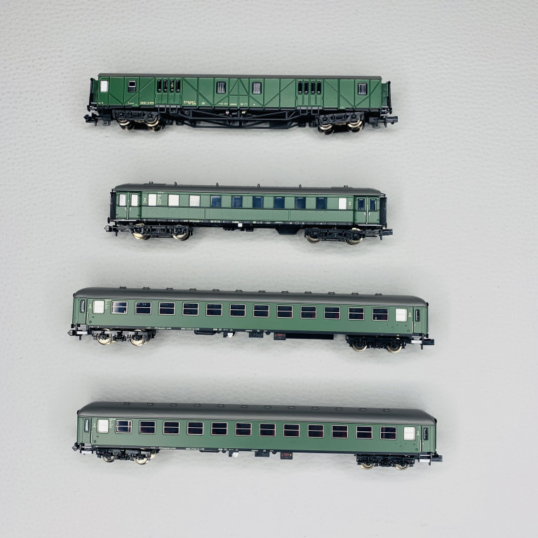 4 wagons-musées, BEM, Ep IV - MINITRIX 18714 - N 1/160