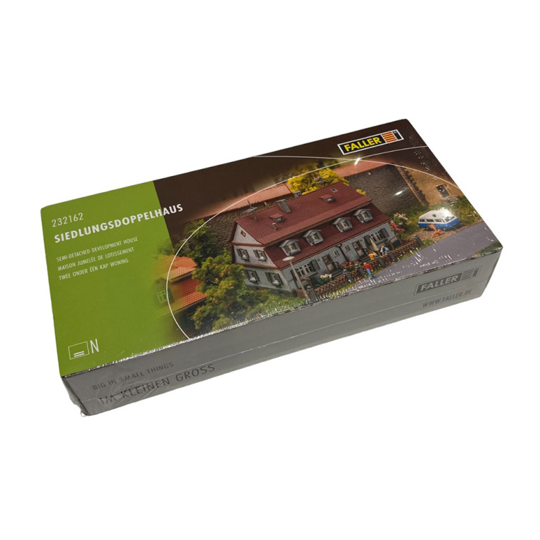 2 maisons jumelées de lotissement - FALLER 232162 - N 1/160 2 maisons jumelées de lotissement - FALLER 232162 - N 1/160