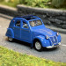 Citroën 2 CV AZLP 1958 bleu glacier, capote avec conducteur - SAI 1609 - HO 1/87